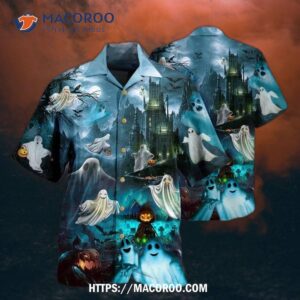 Halloween Night Say Boo And Scary On Hawaiian Shirt
