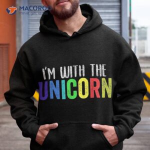 halloween parent daughter adult costume i m with the unicorn shirt hoodie