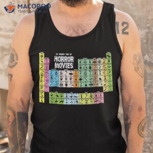 halloween periodic table of horror movies chemistry science shirt tank top