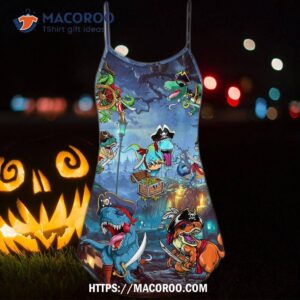 halloween pirate dinosaur scary summer dress 4