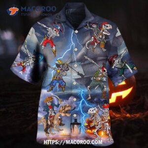 Halloween Pirate Skeleton Scary Hawaiian Shirt