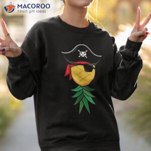 halloween pirate upside down pineapple swingers lifestyle shirt sweatshirt 2