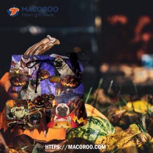 Halloween Pug Never Mind The Witch Hawaii Shorts