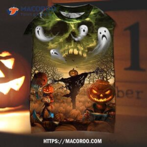 halloween pumpkin crazy ghost ugly christmas sweaters 1