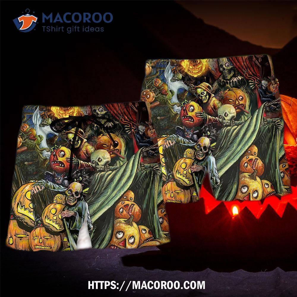 Halloween Pumpkin Scary Lover Hawaii Shorts Halloween Pumpkin Scary Lover Hawaii Shorts