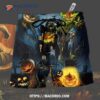 Halloween Pumpkin Scary Sky Night Hawaii Shorts