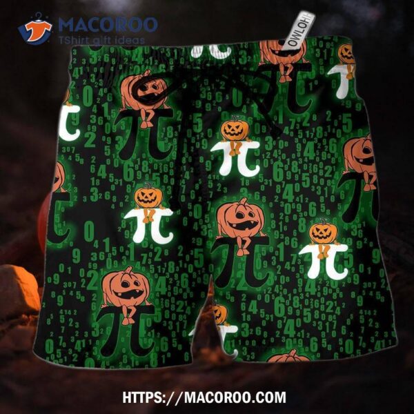 Halloween Pumpkin Smile Hawaii Shorts