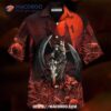 Halloween Skull Dark Blood Night Scary Hawaiian Shirt