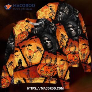 halloween skull pumpkin scary sweater ugly christmas sweaters 2