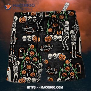 Halloween Skull ’tis The Season To Be Creepy Hawaii Shorts