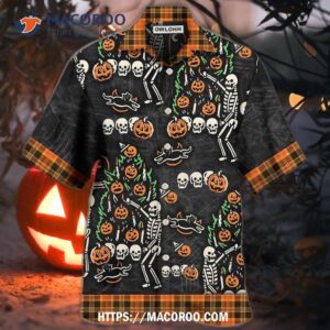 Halloween Skull ’tis The Season To Be Creepy Hawaiian Shirt