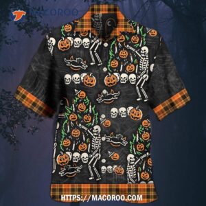 Halloween Skull ’tis The Season To Be Creepy Hawaiian Shirt