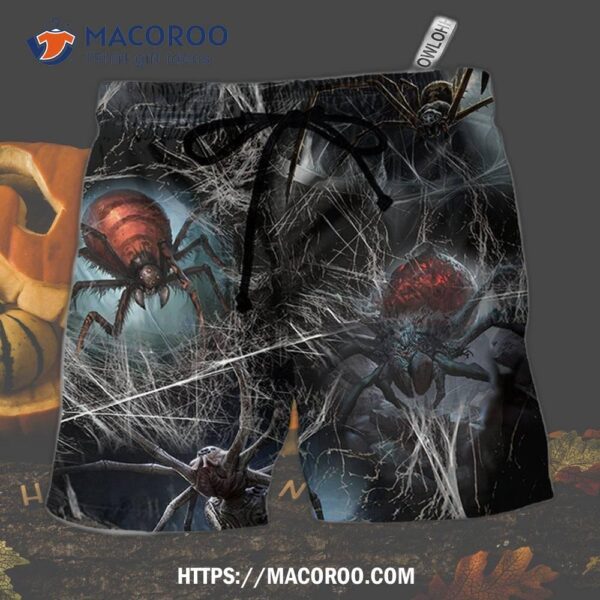 Halloween Spider Dark Scary Hawaii Shorts