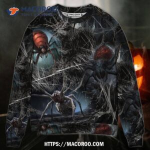 Halloween Spider Dark Scary Sweater