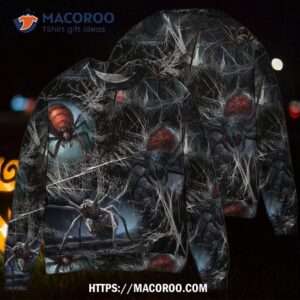 halloween spider dark scary sweater 2