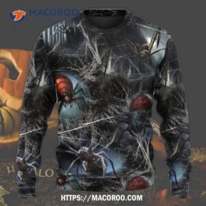 halloween spider dark scary sweater 3