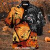 Halloween Spider Pumpkin Scary Hawaiian Shirt