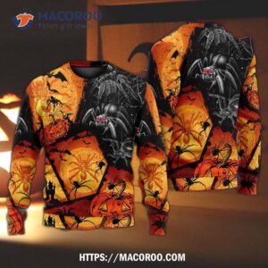 halloween spider pumpkin scary sweater ugly christmas sweaters 5