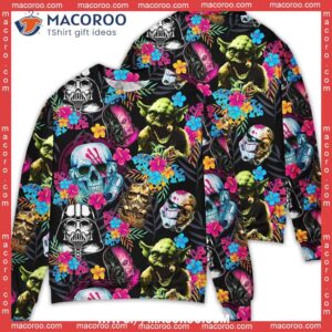 halloween starwars horror summer tropical sweater grinch ugly christmas sweater 1