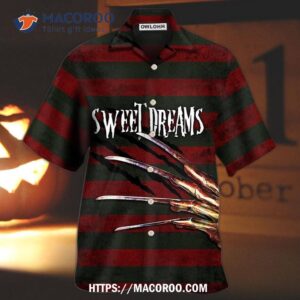 halloween sweet dreams trick or treat hawaiian shirt 0