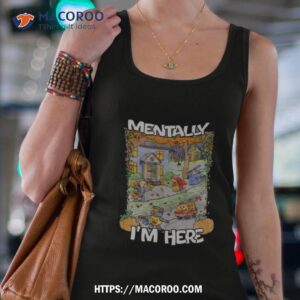 halloween trick or treating mentally i m here 2023 shirt tank top 4