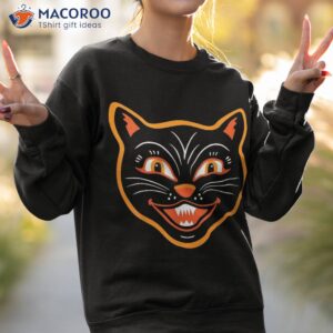 halloween vintage black cat shirt sweatshirt 2