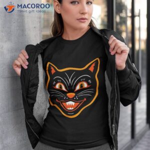 halloween vintage black cat shirt tshirt 3