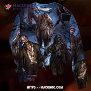 Halloween Zombie Blood Dark Scary Sweater
