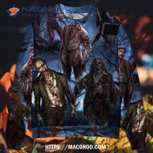 Halloween Zombie Blood Dark Scary Sweater
