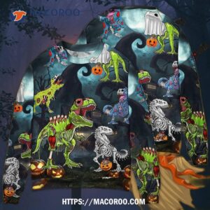 halloween zombie saurus scary sweater ugly christmas sweaters 2