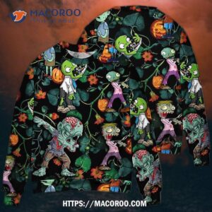 halloween zombie tropical pumpkin scary sweater ugly christmas sweaters 2