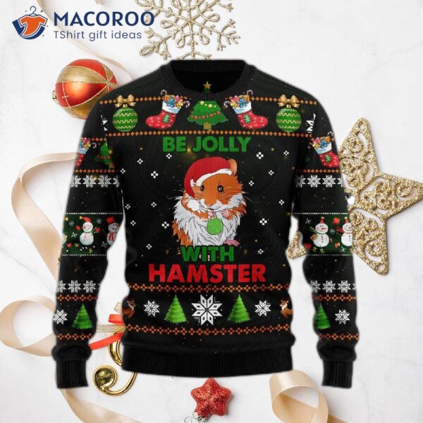 Hamster’s Jolly Ugly Christmas Sweater