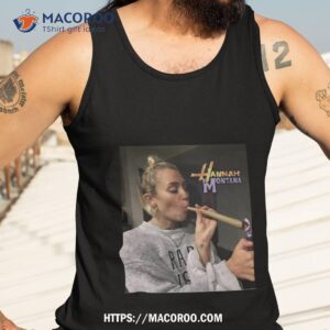 hannah montana smoking weed shirt tank top 3