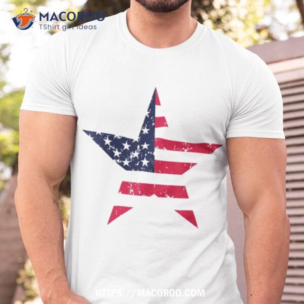 Happy 4th Of July Usa American Flag Star Funny  Shirt
