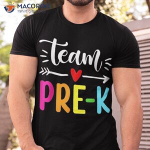 happy back to school team pre k preschool teacher students shirt tshirt