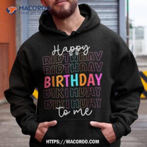 happy birthday to me party gifts kids shirt hoodie