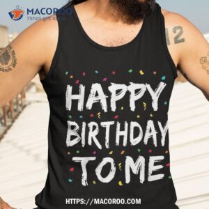 happy birthday to me party gifts kids shirt tank top 3