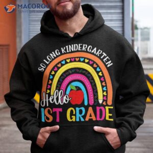 happy first day back to school hello 1st grade teachers kids shirt hoodie