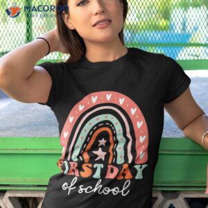 happy first day of school funny teachers kids back to shirt tshirt 1 1