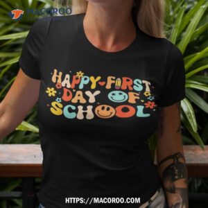 happy first day of school shirt teachers kids back to tshirt 3 1