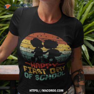 happy first day of school teacher back to student shirt tshirt 3