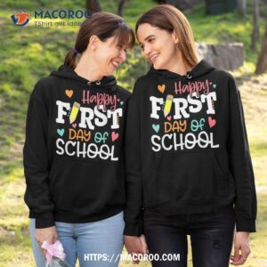 happy first day of school teacher kids back to school shirt hoodie 1