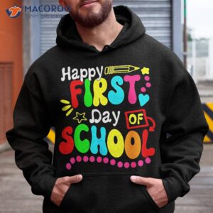 happy first day of school welcome back to 2023 shirt hoodie