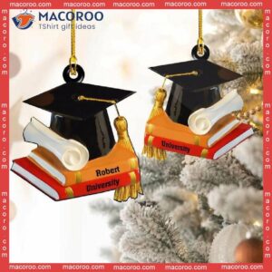 Happy Graduation Custom-shaped Photo Acrylic Christmas Ornament