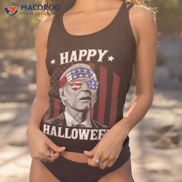 Happy Halloween Funny Joe Biden Confused 4th Of July 2023 Shirt