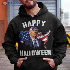 Happy Halloween Joe Biden Confused American Flag 4th Of July Shirt