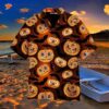 Happy Halloween Pumpkins Pattern Yellow And Brown Hawaiian Shirts