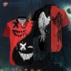 Happy Halloween Red And Black Hawaiian Shirts
