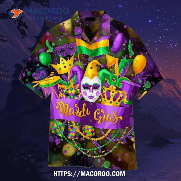 Happy Mardi Gras Fat Tuesday Carnival Hawaiian Shirt