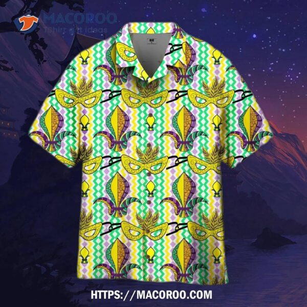 Happy Mardi Gras Fat Tuesday Carnival Hawaiian Shirt